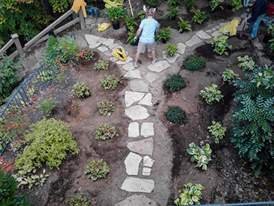 Hardscaping Stone Steps